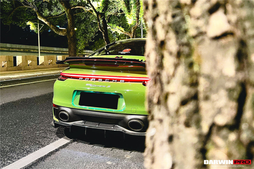 2019-2023 Porsche 911 992 Carrera/Targa S/4/4S SD-Sport Design Modl BKSS Style Rear Lip