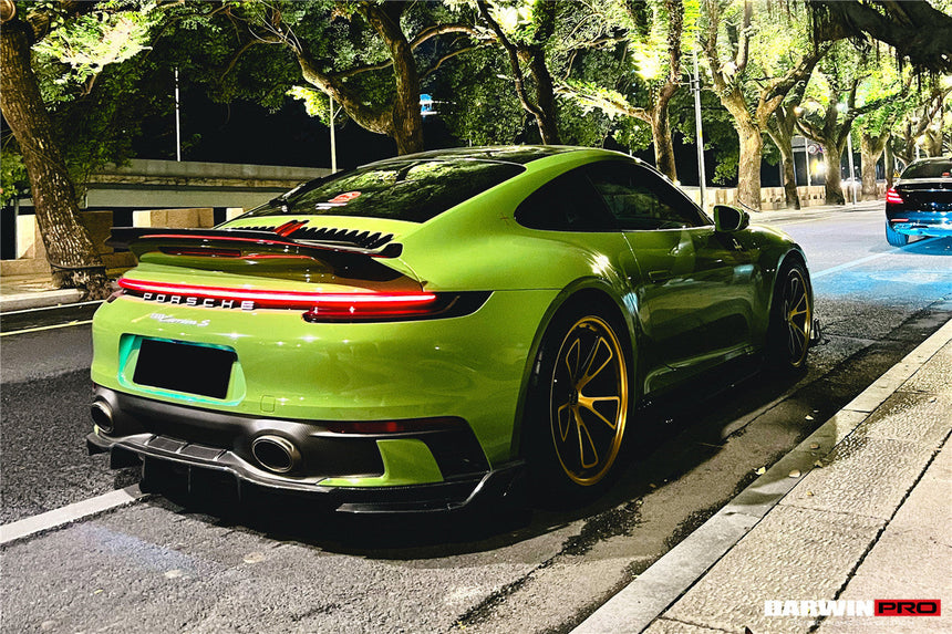 2019-2023 Porsche 911 992 Carrera/Targa S/4/4S SD-Sport Design Modl BKSS Style Rear Lip