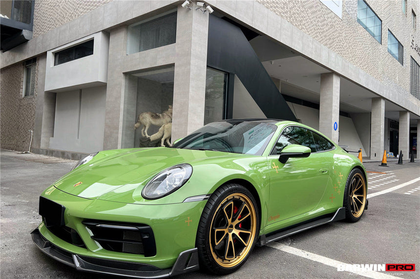 2019-2023 Porsche 911 992 Carrera/Targa S/4/4S SD-Sport Design Modl BKSS Style Front Lip