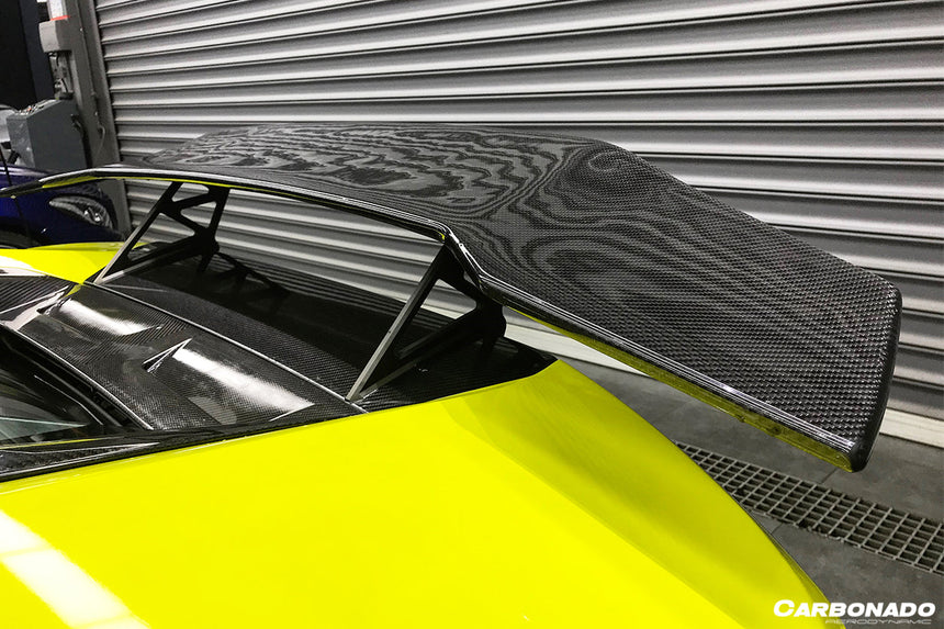 2015-2020 Lamborghini Huracan LP610/LP580 DC Style Carbon Fiber Trunk Spoiler w/ Base