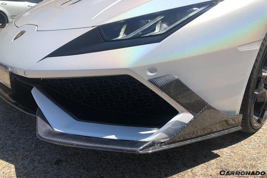2015-2020 Lamborghini Huracan LP610 MD Style Carbon Fiber Front Lip