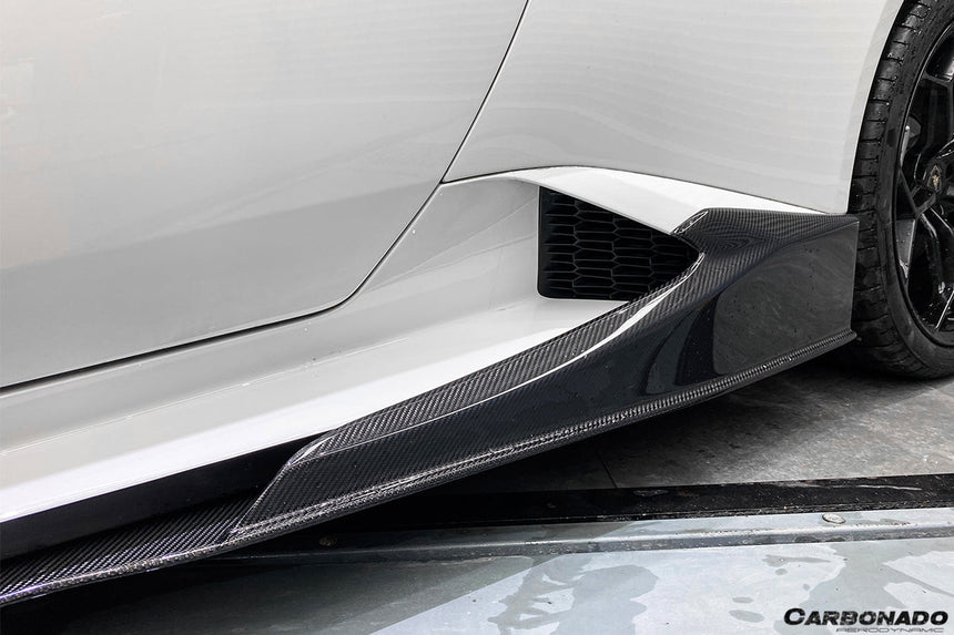 2015-2020 Lamborghini Huracan LP610/LP580 MD Style Carbon Fiber Side Skirts