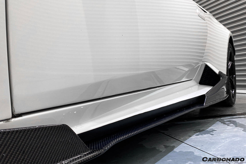 2015-2020 Lamborghini Huracan LP610/LP580 MD Style Carbon Fiber Side Skirts