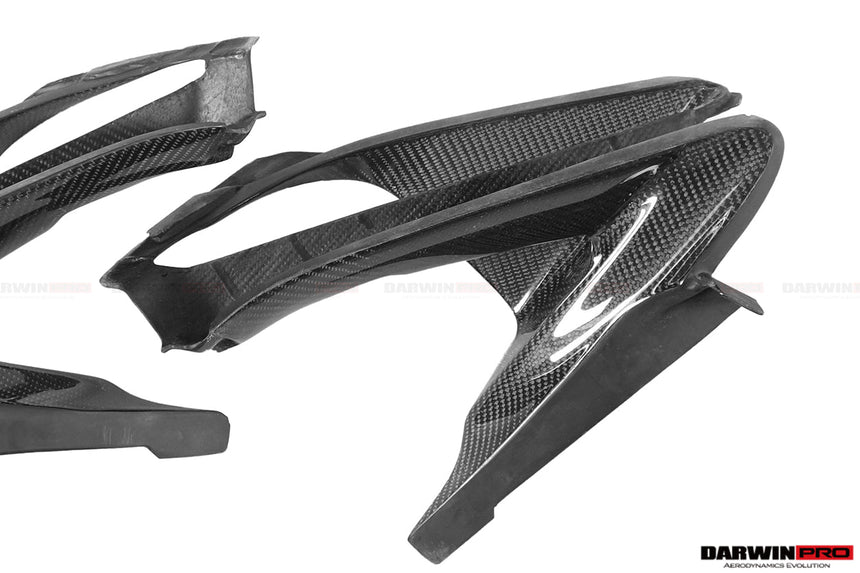 2017-2020 McLaren 720s Dry Carbon Fiber Headlight Inserts Tim Replacement