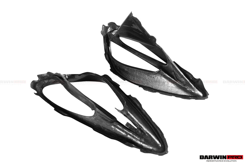 2017-2020 McLaren 720s Dry Carbon Fiber Headlight Inserts Tim Replacement