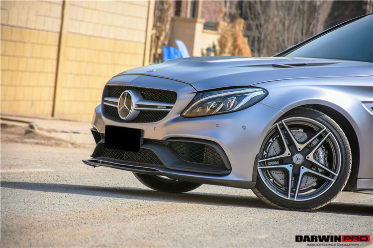 2015-2021 Mercedes Benz W205 C63/S AMG Sedan BKSS Style Carbon Fiber Front Lip