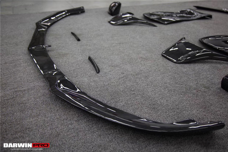 2015-2021 Mercedes Benz W205 C63/S AMG Sedan BKSS Style Carbon Fiber Front Lip