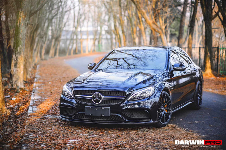 2015-2021 Mercedes Benz W205 C63/S AMG Sedan BKSS Style Carbon Fiber Front Lip