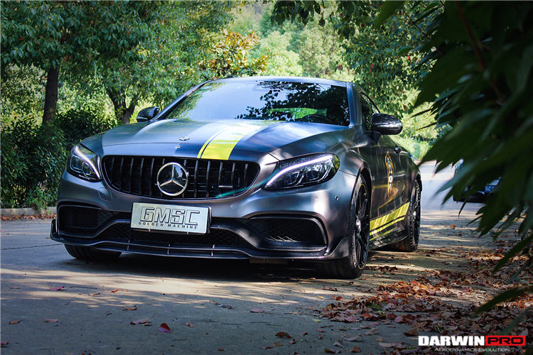 2015-2021 Mercedes Benz W205 C63/S AMG Carbon Fiber Front Canards