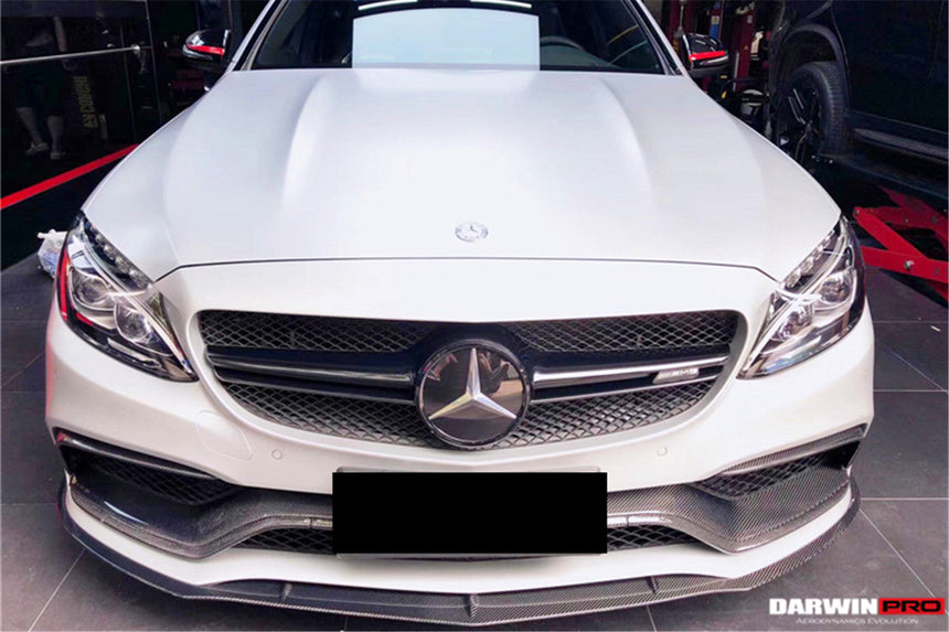 2015-2021 Mercedes Benz W205 C63/S AMG Carbon Fiber Front Canards