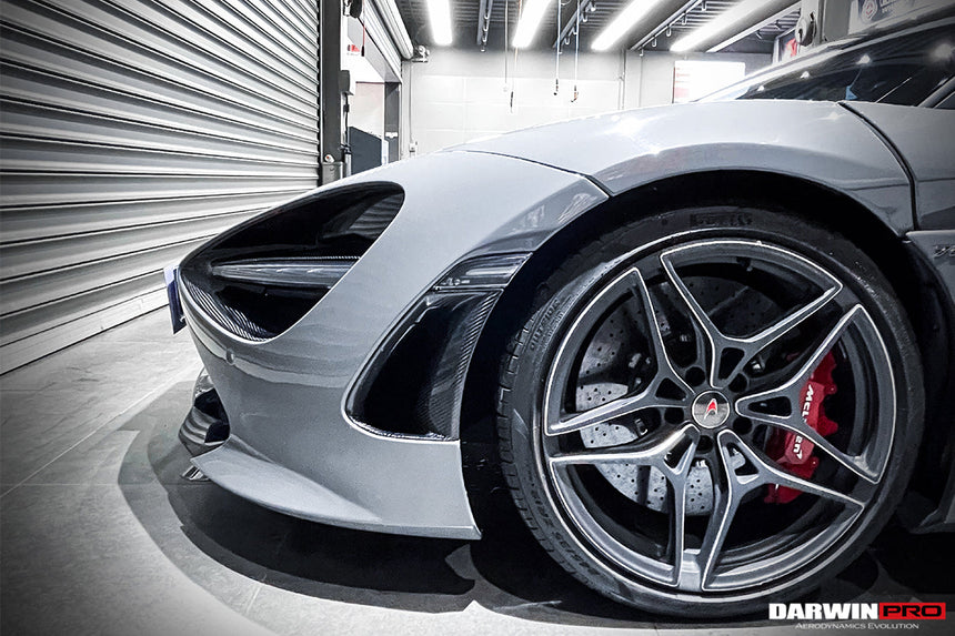 2017-2020 McLaren 720s Carbon Fiber Front Bumper Side Air Vents Replacement