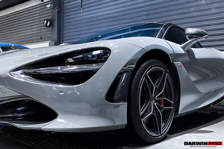 2017-2020 McLaren 720s Carbon Fiber Front Bumper Side Air Vents Replacement