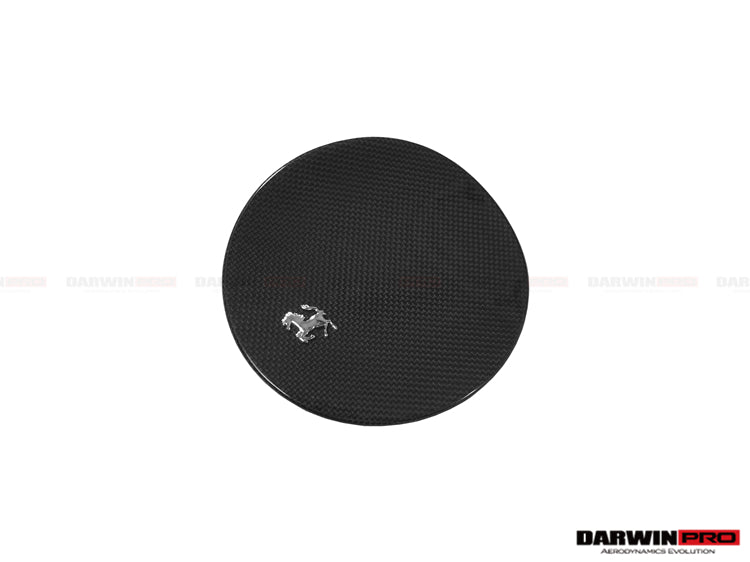 Ferrari 812 Dry Carbon Fiber Fuel Door With Logo Repalement