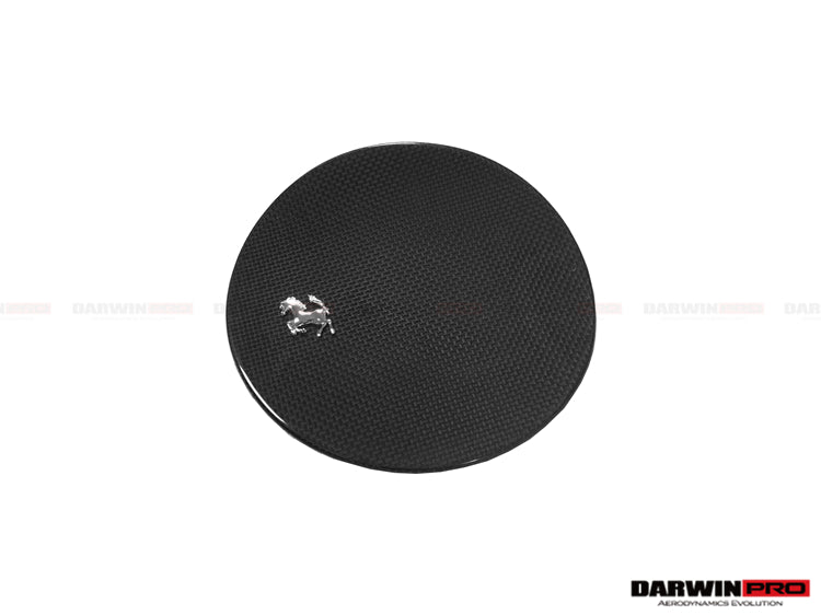 Ferrari 812 Dry Carbon Fiber Fuel Door With Logo Repalement