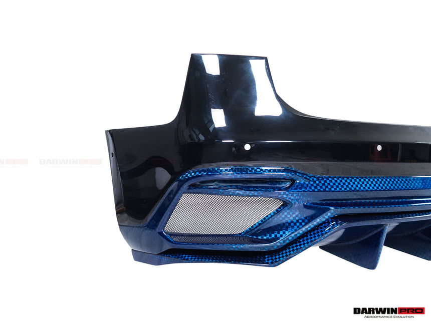 2017-2020 Tesla Model 3 IMP Performance Partial Carbon Fiber Rear Bumper