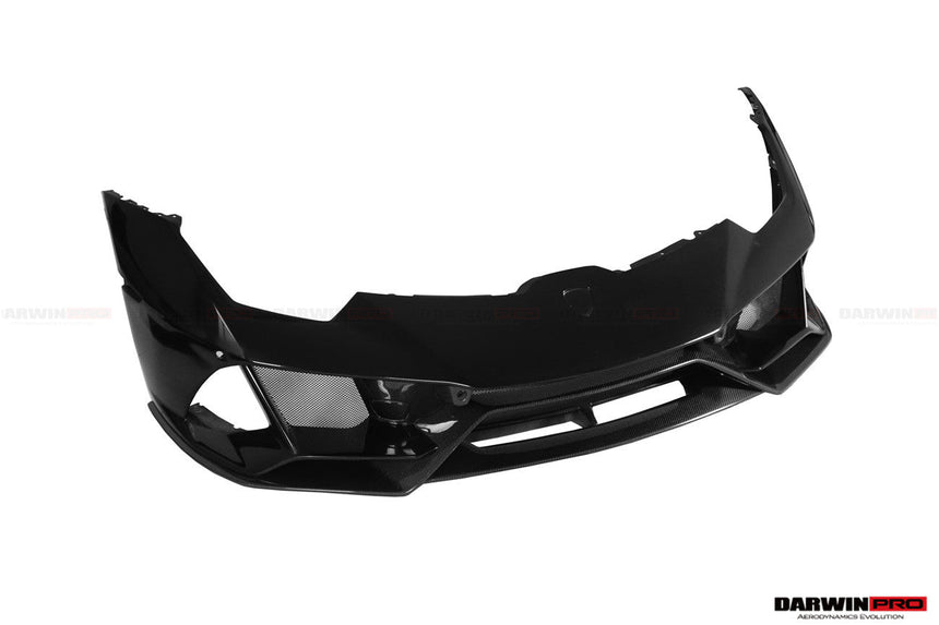 2015-2022 Lamborghini Huracan LP610/LP580/EVO EVO-4WD Style Partial Carbon Front Bumper