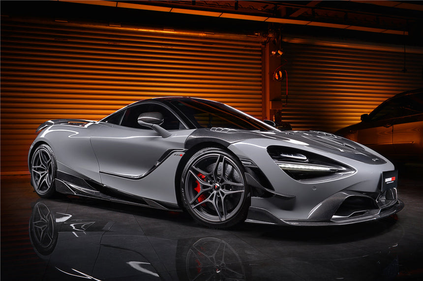 2017-2021 McLaren 720s Se²NWB Style Carbon Fiber Front Lip