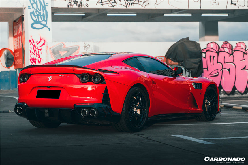 2018-UP Ferrari 812 Superfast /GTS MSY Style Rear Bumper Vents