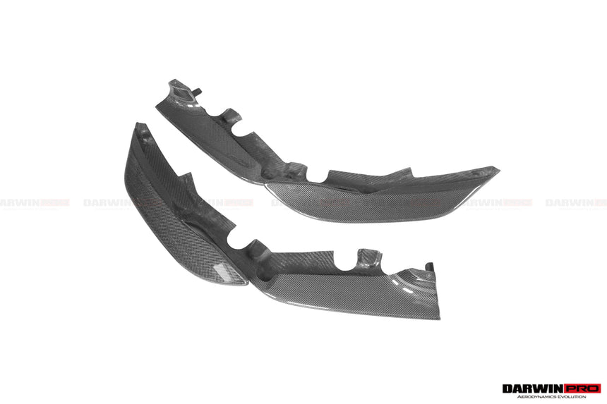 2018-2022 Ferrari 488 Pista Carbon Fiber Front Bumper Side Splitter