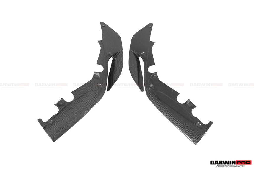 2018-2022 Ferrari 488 Pista Carbon Fiber Front Bumper Side Splitter