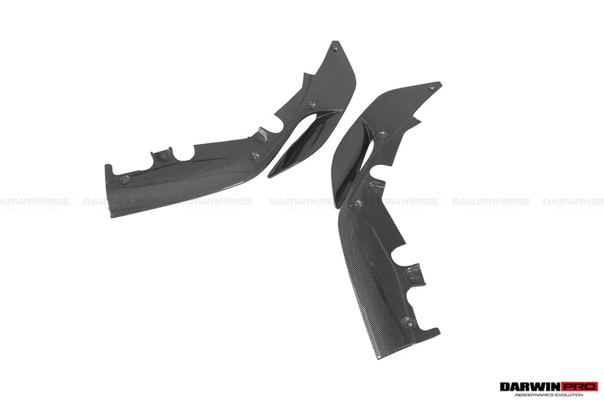 2018-2022 Ferrari 488 Pista Carbon Fiber Front Bumper Side Splitter