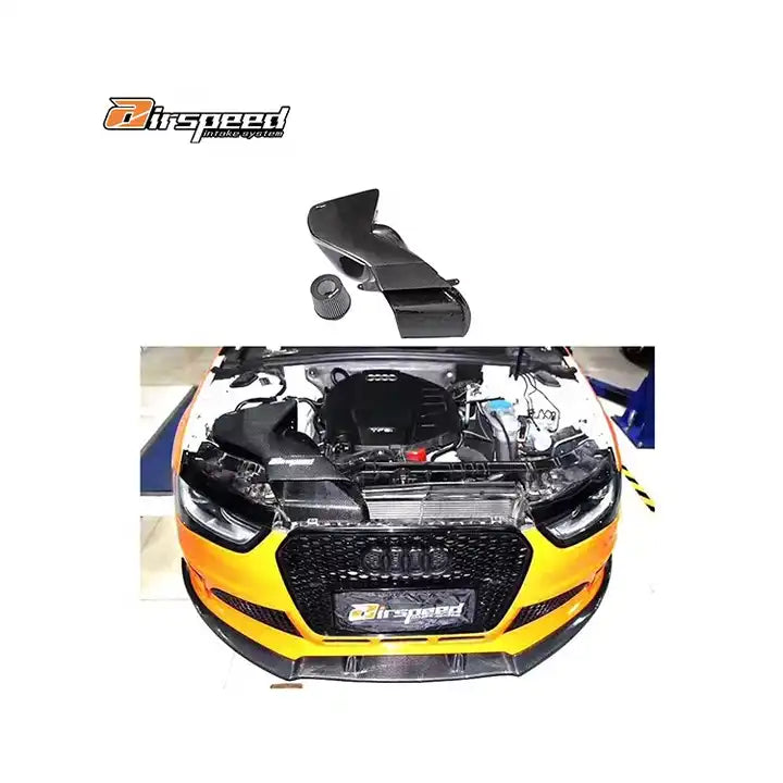 AUDI A4,A5,Q5 B8,B8.5 1.8T,2.0T Airspeed Brand 100% Dry Carbon Fiber Cold Air Intake System