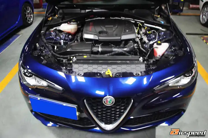 ALFA ROMEO Giulia / Stelvio 2.0T AIRSPEED 3k Twill Dry Carbon Fiber Cold Air Intake System