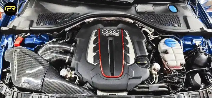 AUDI S6,RS6,S7,RS7 4.0T Airspeed Brand High Flow Filter Element 100% Dry Carbon Fiber Cold Air Intake System