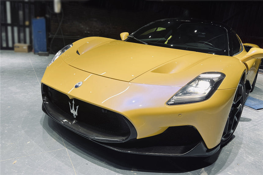 2020-UP Maserati MC20 OE Dry Carbon Fiber Front Lip