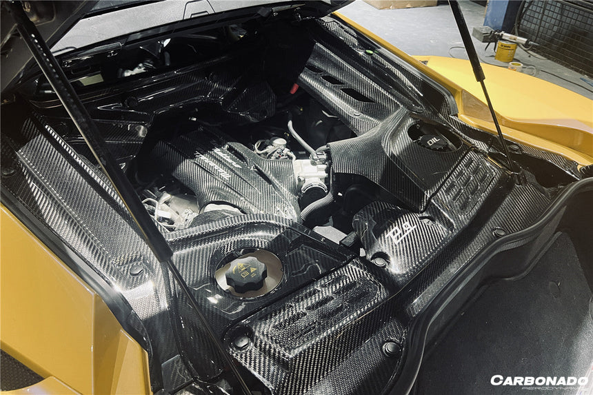 2020-UP Maserati MC20 Dry Carbon Fiber Engine Cover Replacement