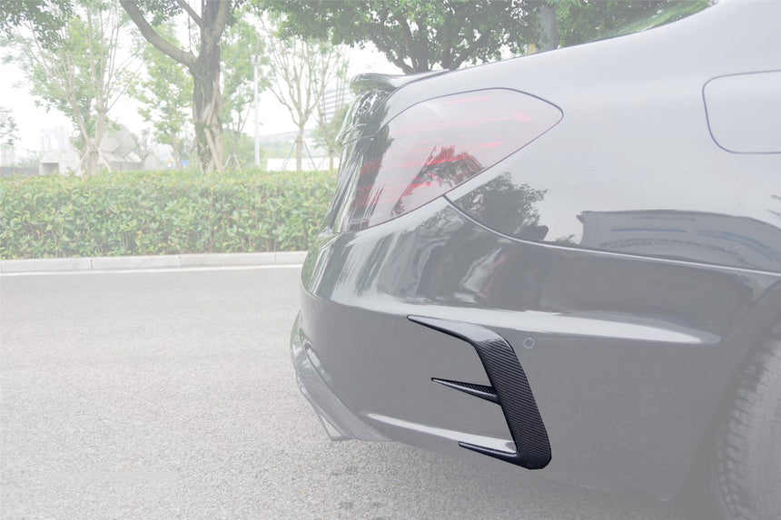 2017-2020 Mercedes Benz S63 W222 Sedan MSY Style Rear Bumper Vents