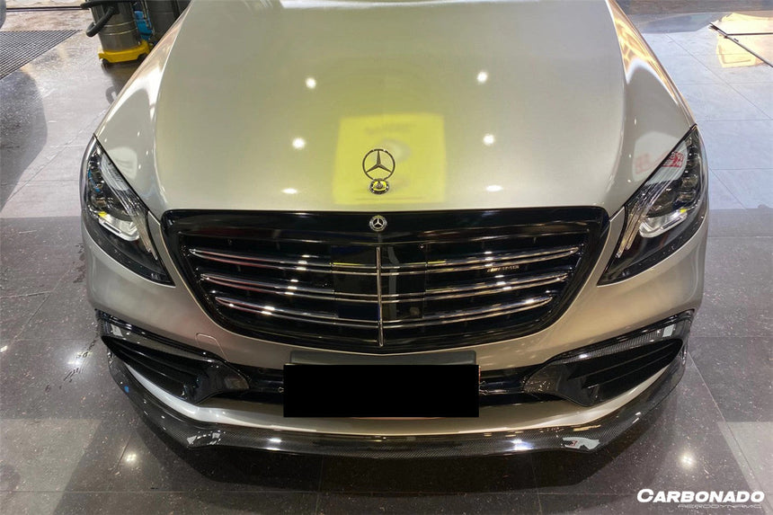 2017-2020 Mercedes Benz S63 W222 Sedan MSY Style Front Bumper Vents