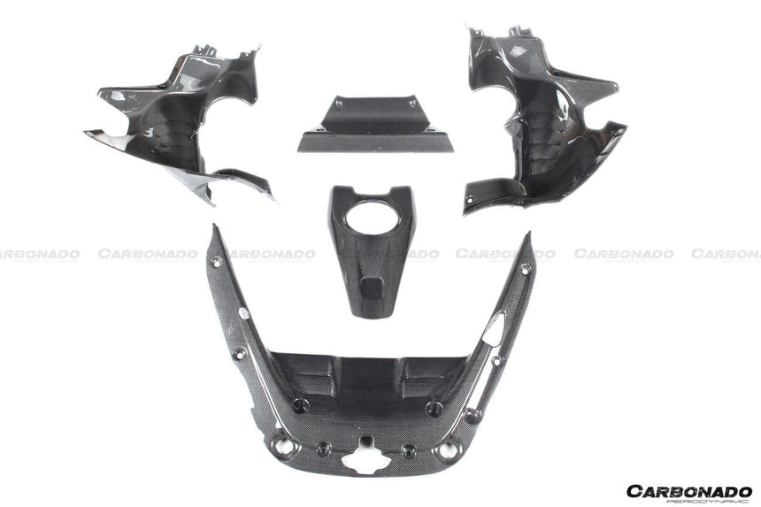 2020-UP Ferrari SF90 Stradale OE Style Autoclave Carbon Fiber Engine Interior