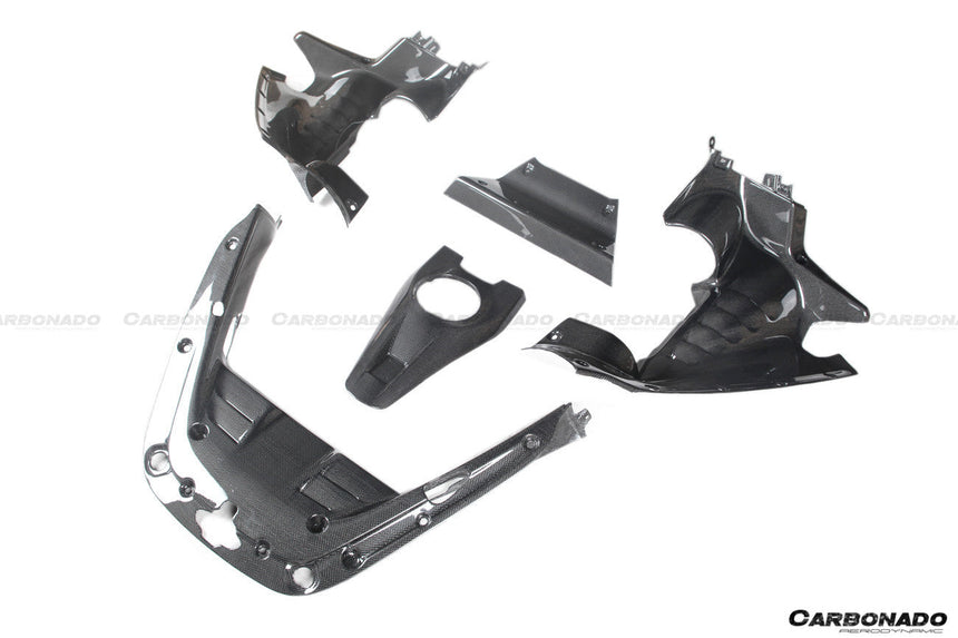 2020-UP Ferrari SF90 Stradale OE Style Autoclave Carbon Fiber Engine Interior