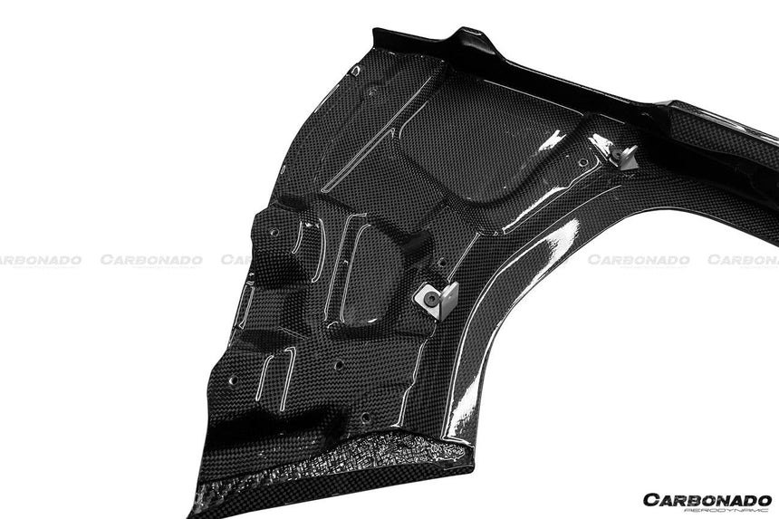 2020-UP Ferrari SF90 Stradale Assetto Fiorano Style Autoclave Carbon Fiber Trunk Spoiler