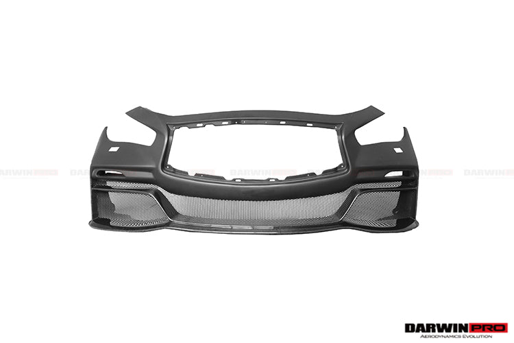 Darwinpro 2014-2022 Infiniti Q50 Sedan EAU ROUGE Style Front Bumper