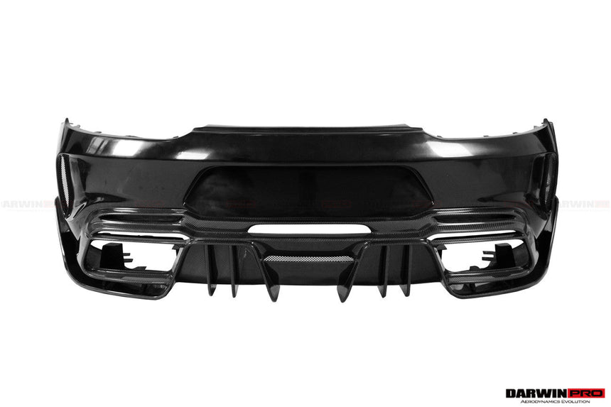 2017-2021 Mercedes Benz AMG GTC IMPII Part Carbon Fiber Rear Bumper With Exhasust tips