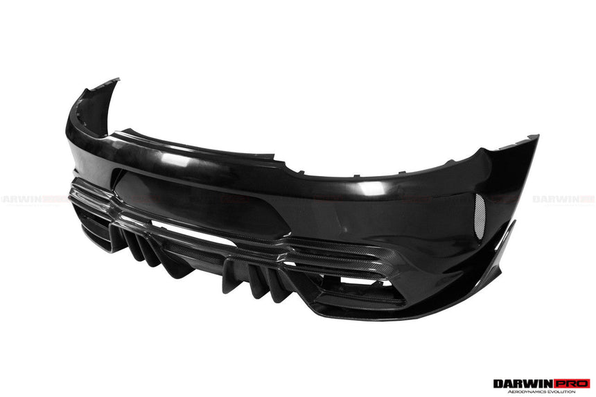 2017-2021 Mercedes Benz AMG GTC IMPII Part Carbon Fiber Rear Bumper With Exhasust tips