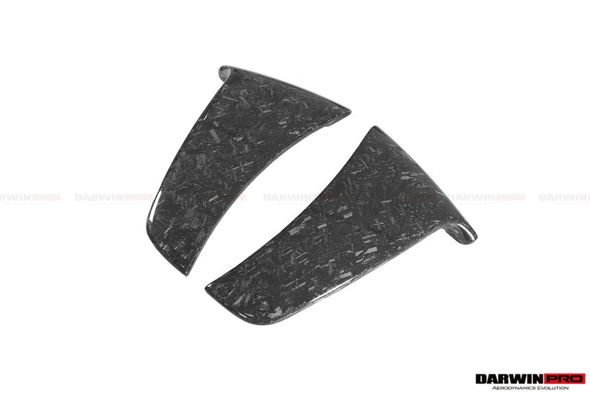 2018-2021 McLaren 600lt Carbon Fiber Rear Bumper Side Canards
