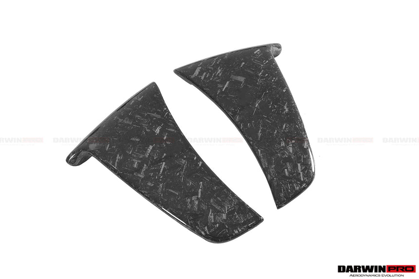 2018-2021 McLaren 600lt Carbon Fiber Rear Bumper Side Canards