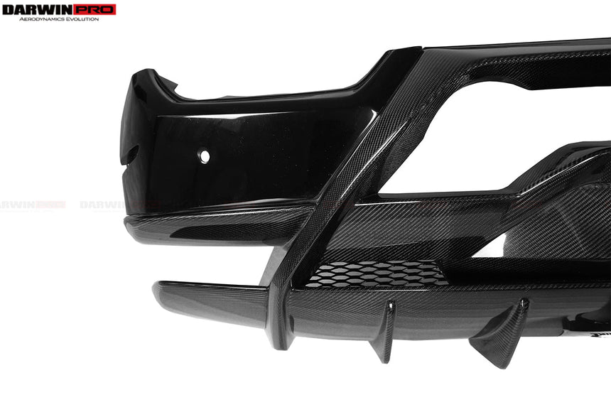 2015-2020 Lamborghini Huracan LP610/LP580 Performante Style Partial Carbon Rear Bumper