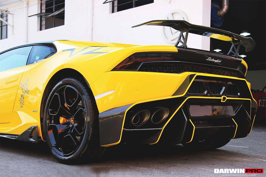 2015-2020 Lamborghini Huracan LP610-Style Carbon Rear Bumper Grill