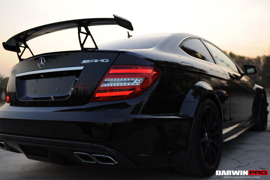 Mercedes Benz W204 C Class/ C63 AMG Sedan BKSS Style Carbon Fiber Trunk Spoiler