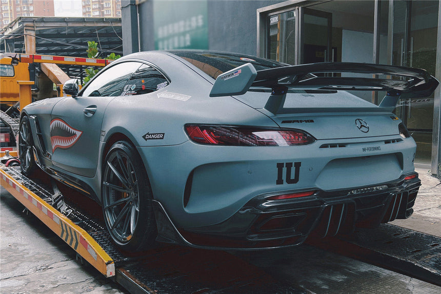 2017-2021 Mercedes Benz AMG GTC IMPII Part Carbon Fiber Rear Bumper With Exhasust tips