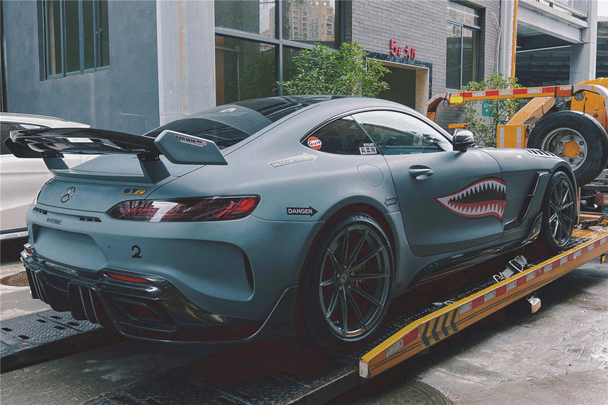 2017-2021 Mercedes Benz AMG GTC IMPII Part Carbon Fiber Rear Bumper With Exhasust tips