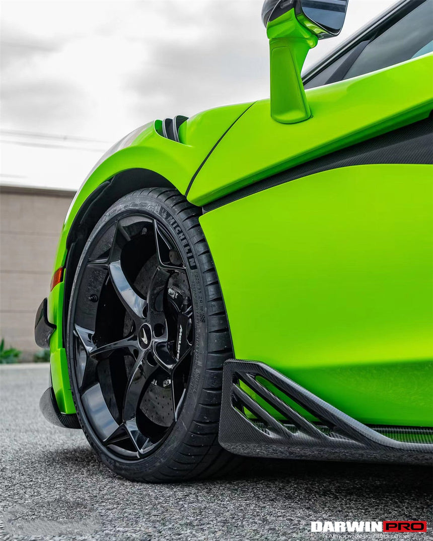 2015-2021 McLaren 600lt 540C 570S BKSS Style Cabon Fiber Side Skirts Under Board