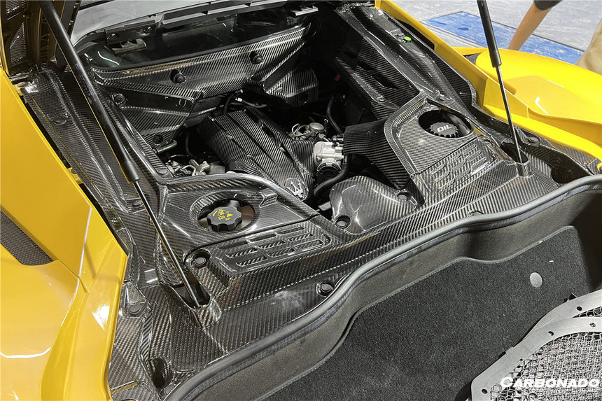 2020-UP Maserati MC20 Dry Carbon Fiber Engine Cover Replacement