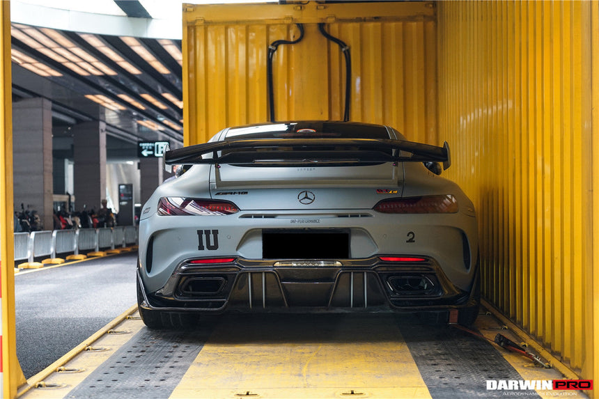 2017-2021 Mercedes Benz AMG GTC IMPII Part Carbon Fiber Rear Bumper With Exhasust tips