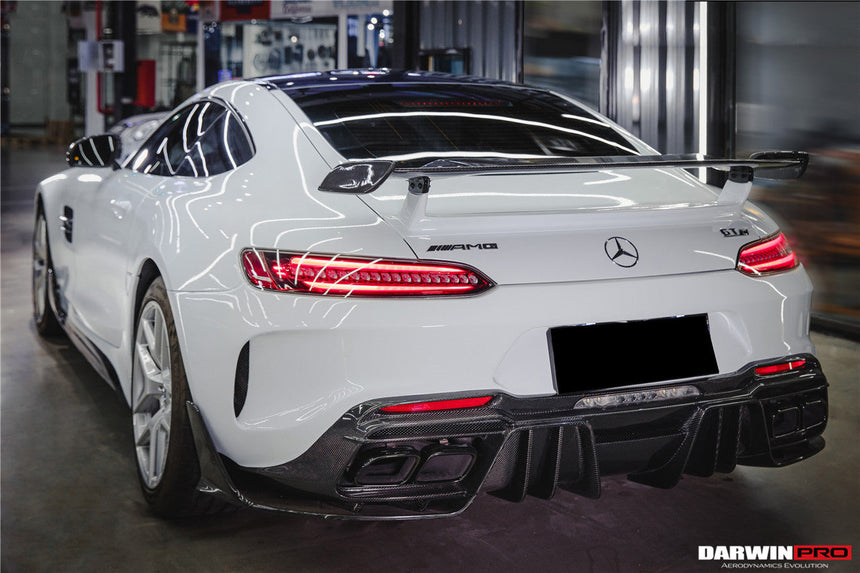 2017-2021 Mercedes Benz AMG GTC IMPII Part Carbon Fiber Rear Bumper With Exhasust tips