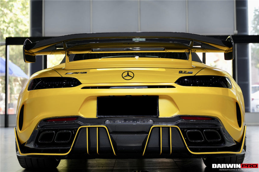 2017-2021 Mercedes Benz AMG GTC IMPII Part Carbon Fiber Rear Bumper With Exhasust tips
